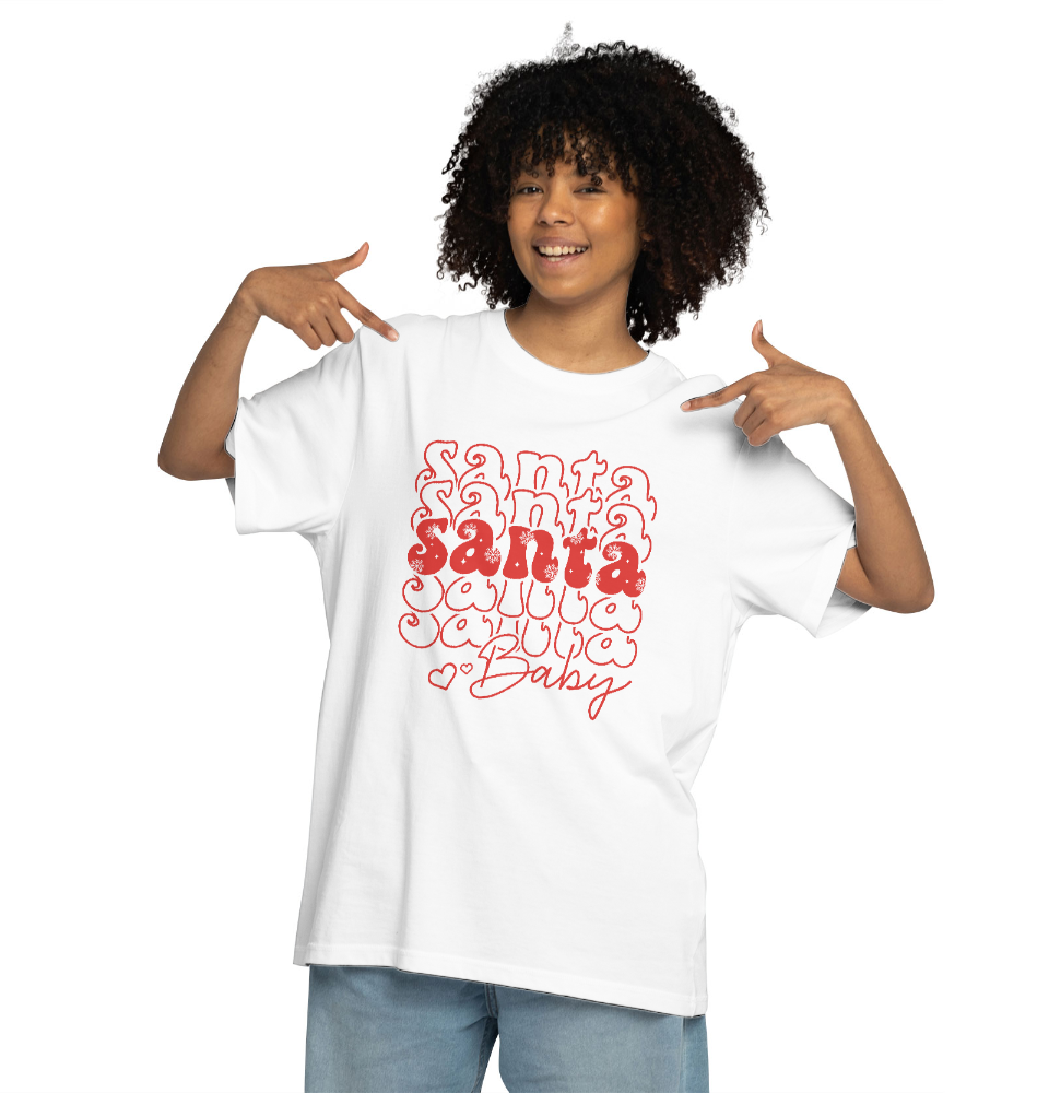 Santa Baby Ladies T-Shirt