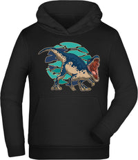 Black Dinosaur Youth Hoodie