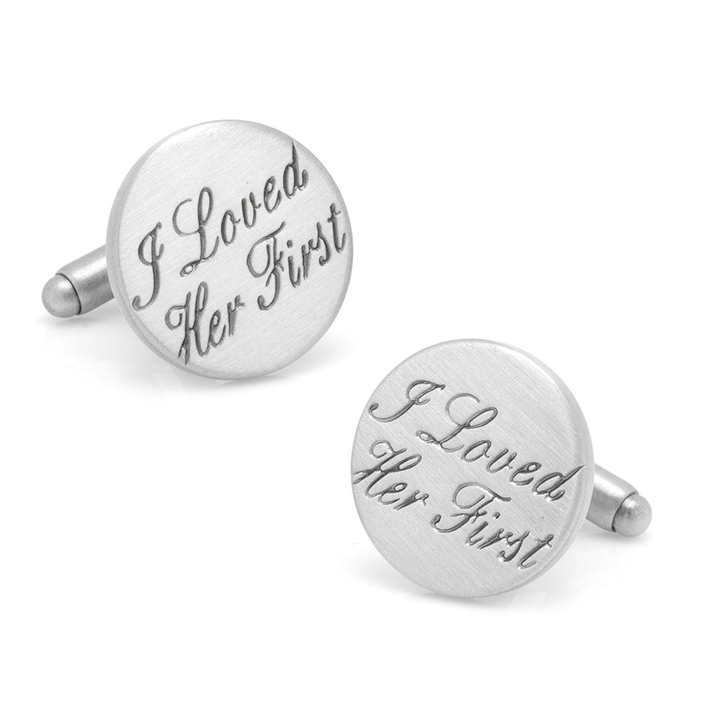 Wedding Series I Loved Her First Cufflinks