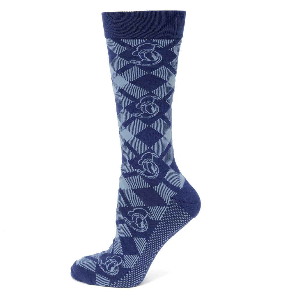 Donald Duck Plaid Men's Socks