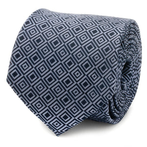 Navy Patterned Men's Tie