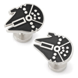 Millennium Falcon Silver Cufflinks